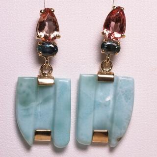 Larimar Drop Earrings