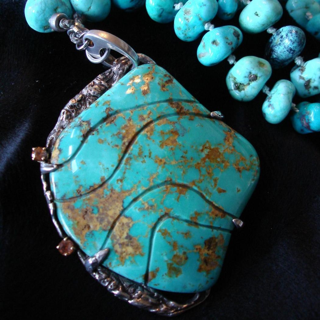 Turquoise Sky- pendant